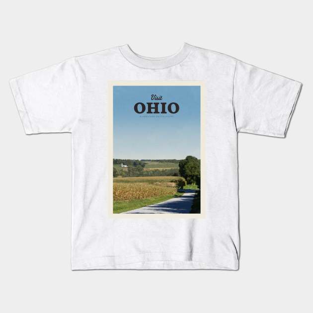 Visit Ohio Kids T-Shirt by Mercury Club